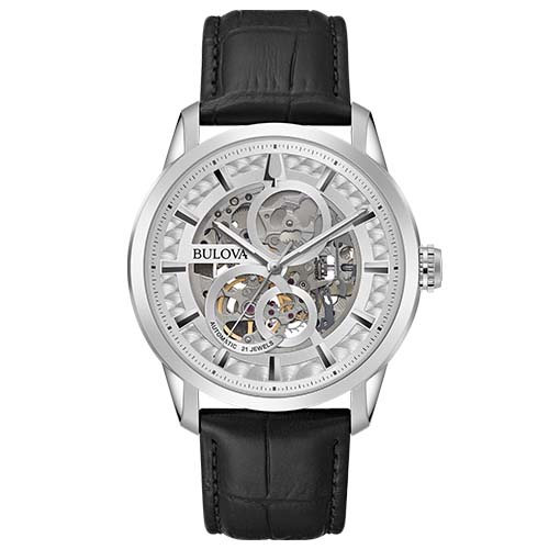 E*y様 ブローバ BULOVA クラシック スケルトン 96A187 BULOVA AUTOMATIC ブローバ クラシック サットン 96A187｜正規取り扱い