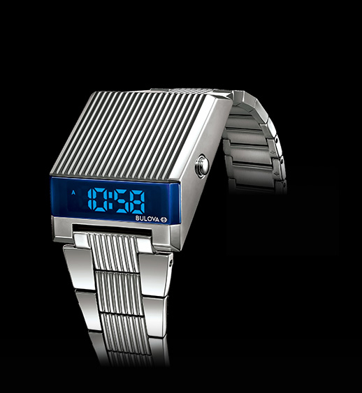 HA-4336| ブローバ LED デジタル コンピュトロン クオーツ ゴールド  