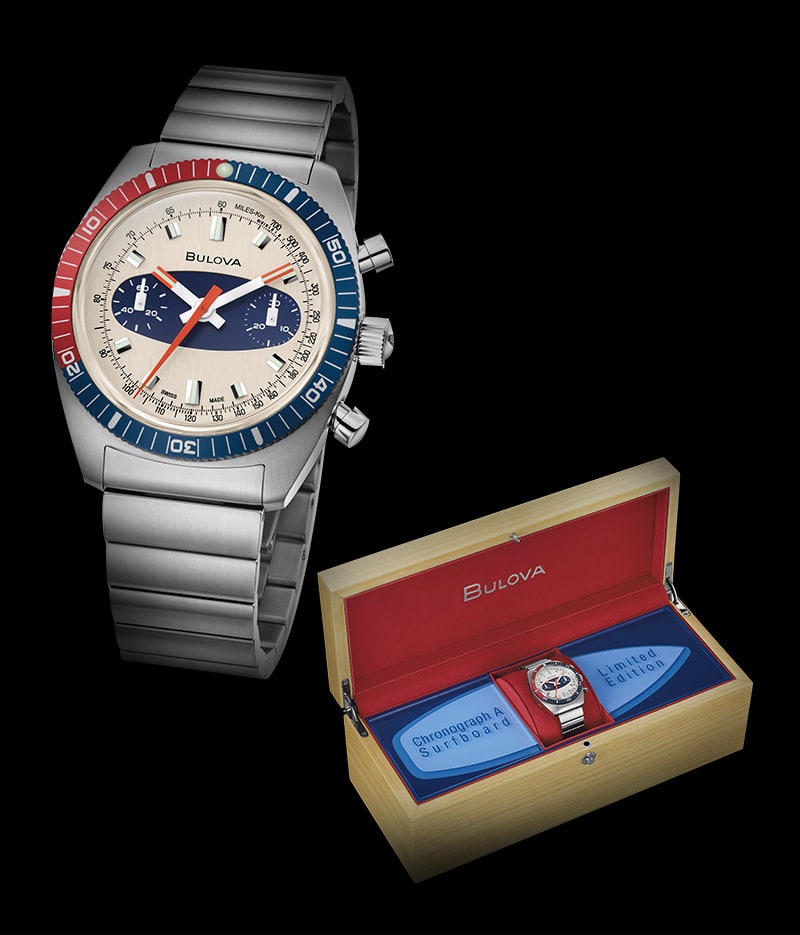 Feature of Chronograph A “Surfboard”｜FEATURE｜BULOVA（ブローバ）ジャパン公式サイト